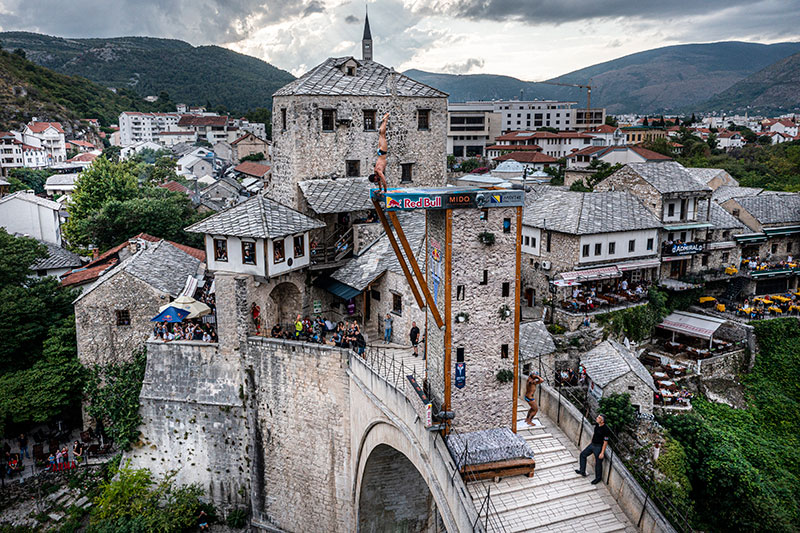 Photoshooting Red Bull Cliff Diving – Mostar / Bosnia and Herzegovina