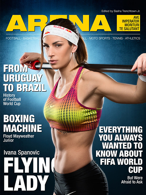 Cover Page with Ivana Spanovic for Arena Magazine