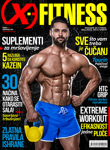 Cover Page For X-fitness Magazine - Belgrade / Serbia