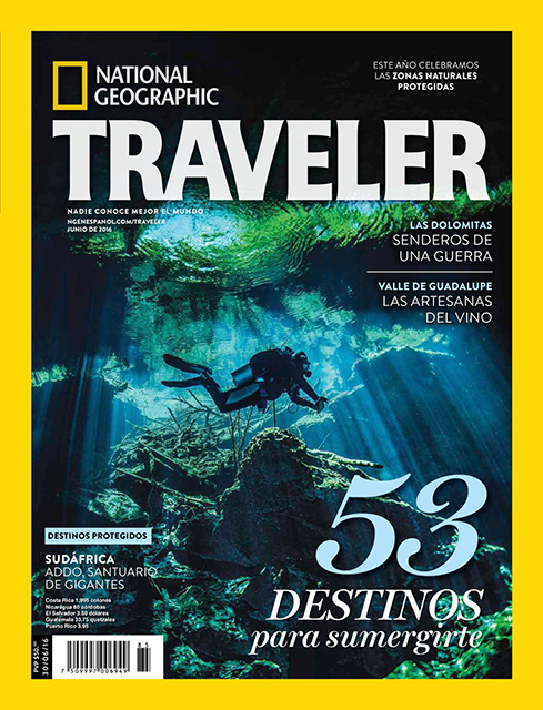 Cover Page for National Geographic Traveler Magazine
