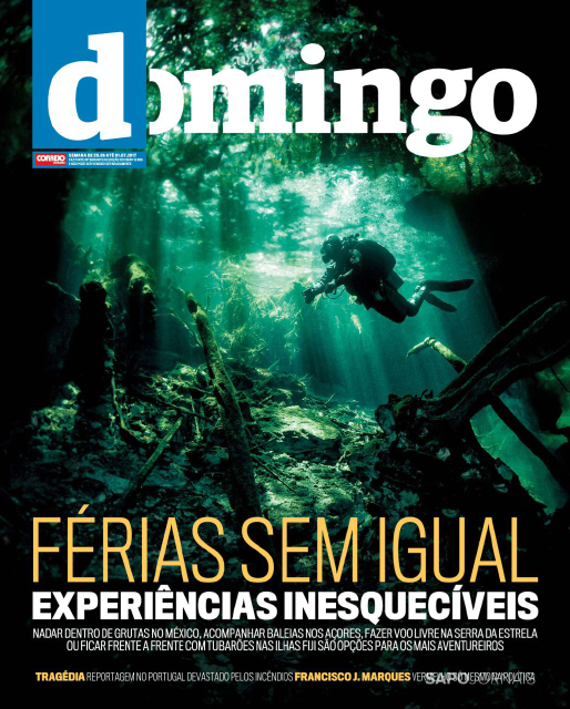 Cover Page for Portugese Magazine Domingo
