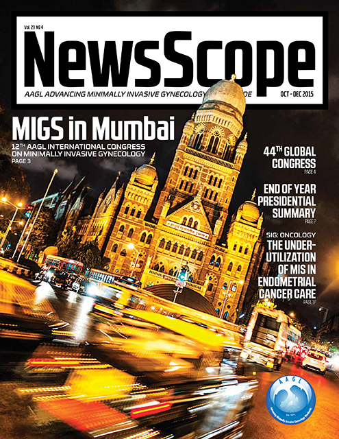 Cover Page for Newsscope Magazine - Aagl's Publication