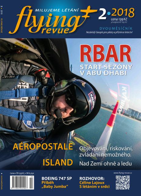 Cover Page for Czech Magazine Flying Revue