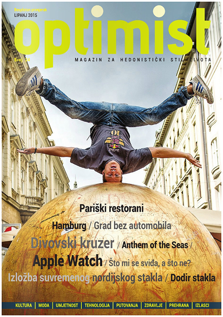 Cover Page for Optimist Magazin - Split / Croatia
