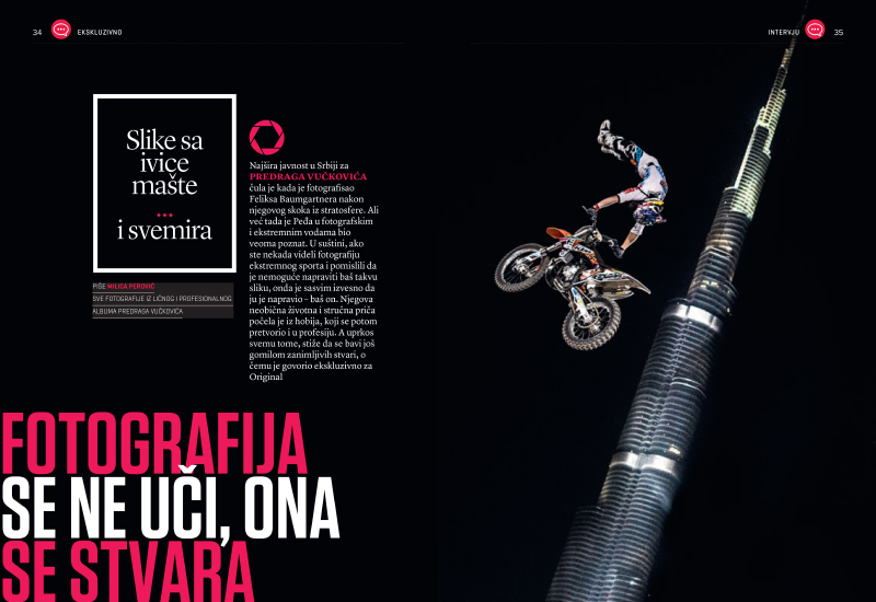 Interview for Original Magazine - Belgrade / Serbia