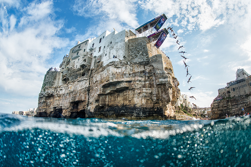 Photoshooting Red Bull Cliff Diving 2015 - Polignano / Italy