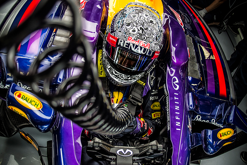 Unique Formula 1 Photoshooting with Sebastian Vettel, Daniel Ricciardo and Infinity Red Bull Racing Team - Monza / Italy