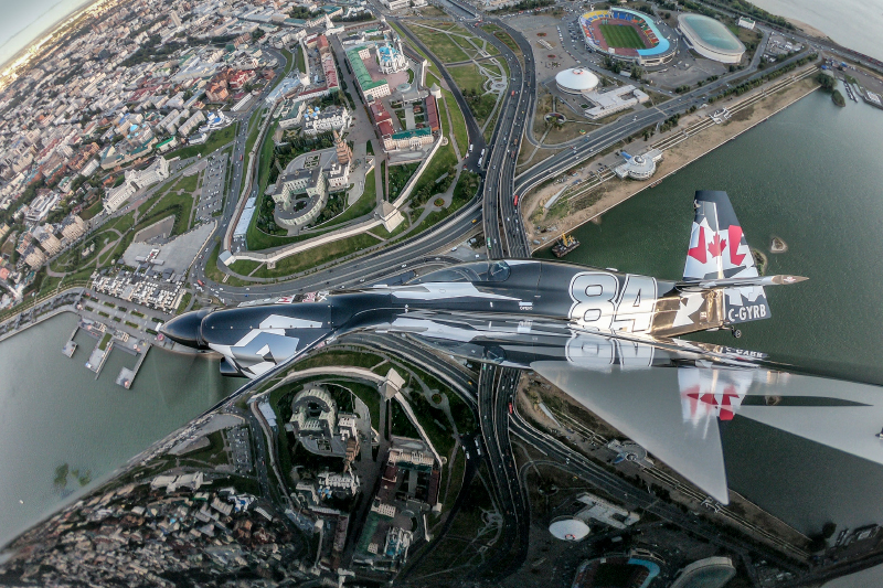Photoshooting of Red Bull Air Race in the Sports Capital of Russia  - Kazan / Russia