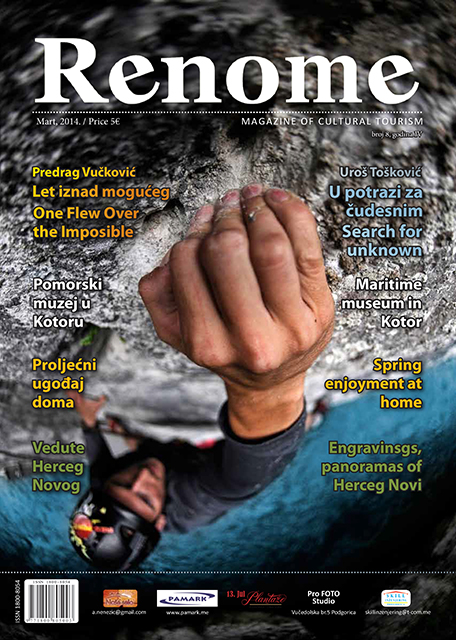 Cover Page and Interview for Montenegrin Magazine Renome