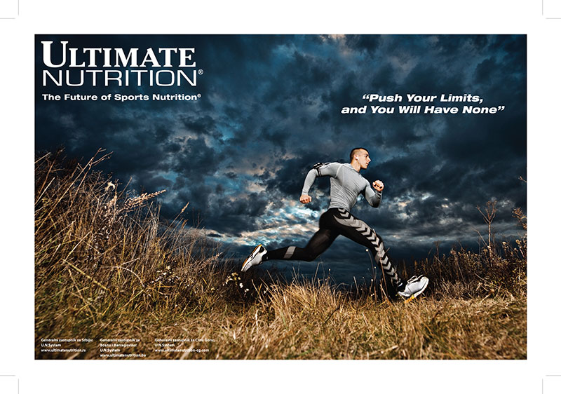 Ultimate Nutrition Advertising Photo