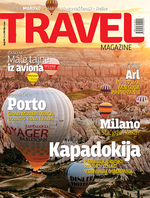 Cover Page for Travel Magazine