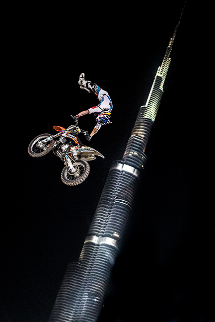 Photoshooting Red Bull X-fighters in the Shadow of Burj Khalifa the Tallest Building in the World – Dubai / UAE