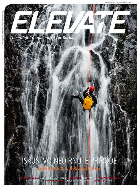 Cover Page and Two Articles for Second Issue of Air Serbia Inflight Magazine - Elevate