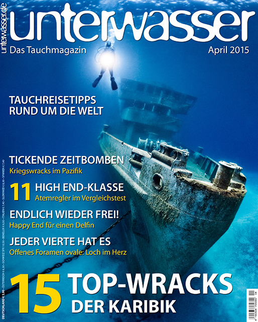 Cover Page for Unterwasser Tauchmagazin - Germany