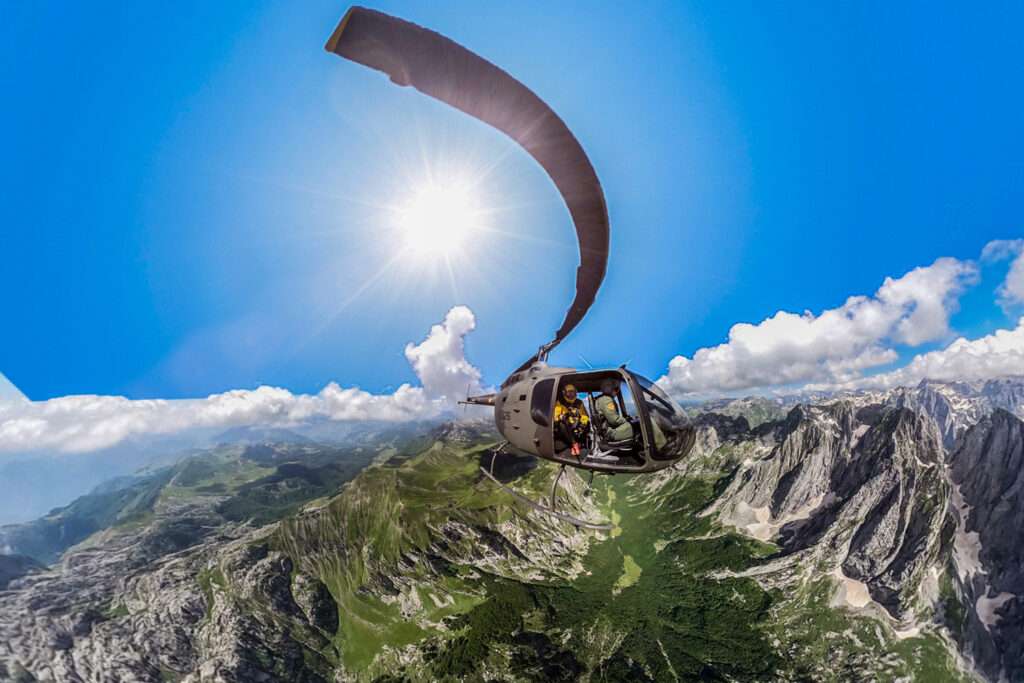 Predrag Vuckovic, Extreme photographer, Helicopter, Montenegro